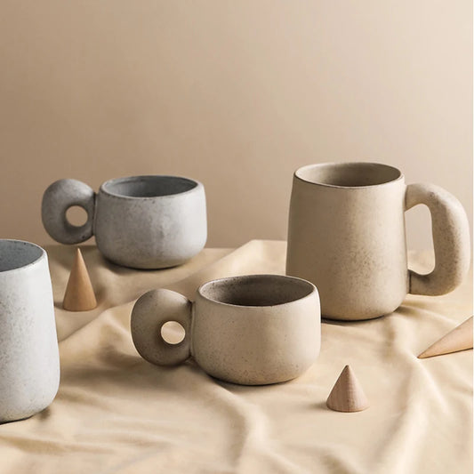 Stoneware RETRO Coffee Mug